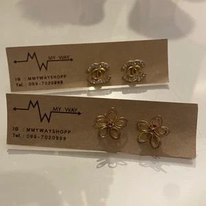 Örhängen - Örhängen aldrig använda! 30kr styck eller båda för 50kr.