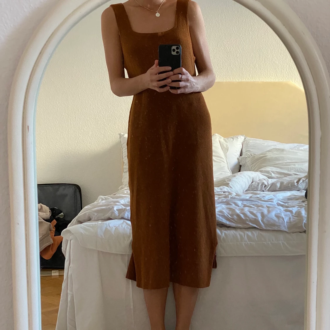 Stickad klänning - 91