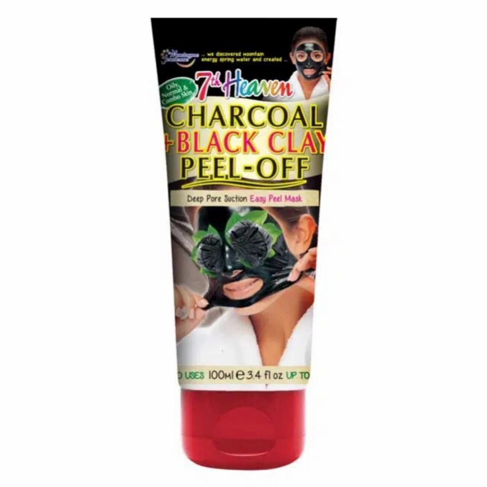 Helt ny/oöppnad 7th Heaven Charcole Black Clay Peel-off Mask. Charcoal + BlackClay Peel Off från 7th Heaven är en avgiftande