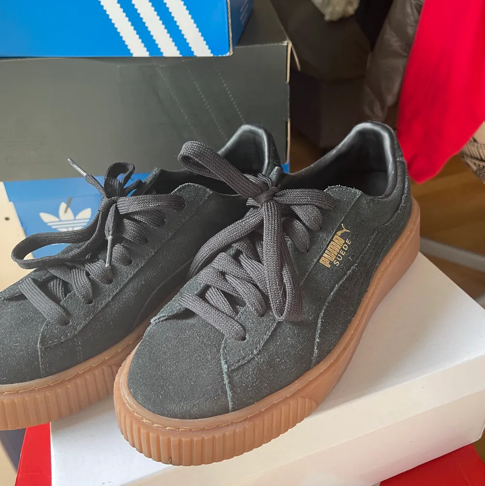 Puma suede använda Max 5 gånger som nya . Skor.