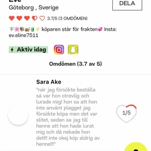 - - Det hon säger stämmer verkligen inte!!!, har anmält och blockat.