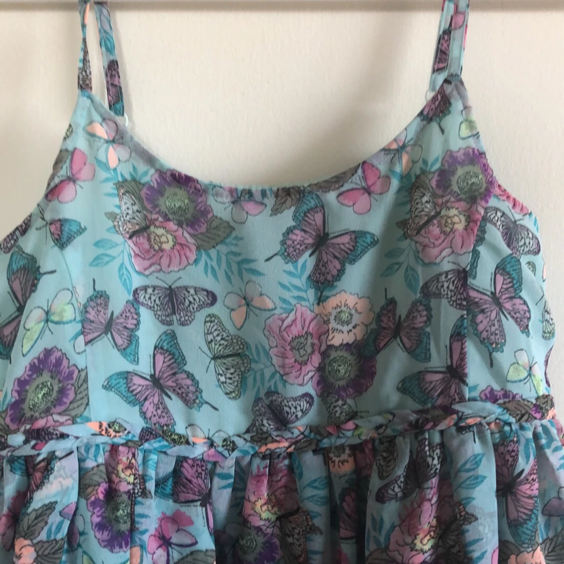 Barn klänning fjäril