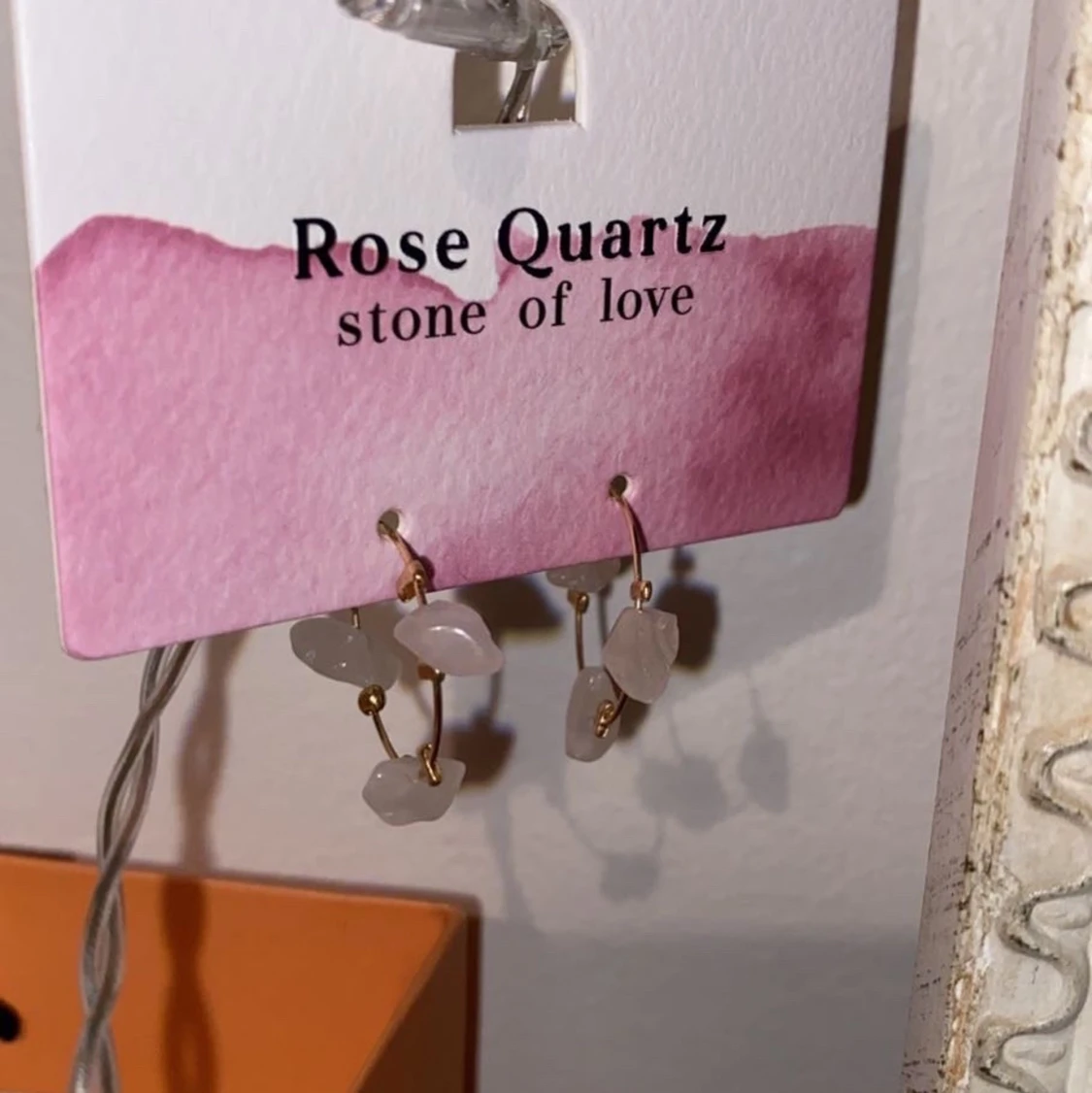 Rosenkvartz örhängen💗 - 91