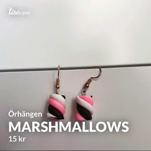 Marshmallows örhängen  - Slumpmässig färg