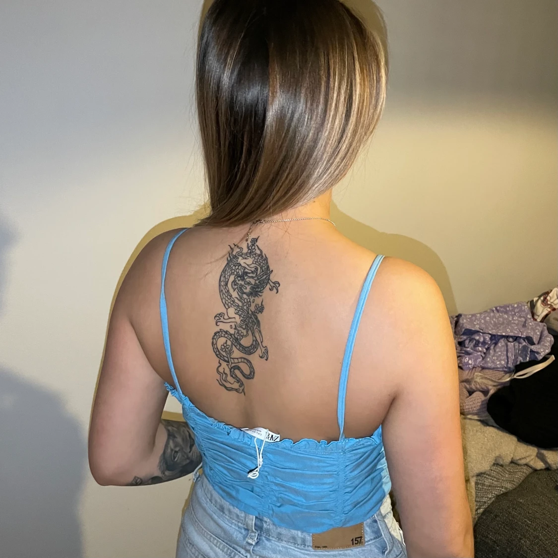 Blå topp från zara - 90