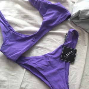 Oanvänd ZAFUL bikini  - Oanvänd bikini från ZAFUL, super fin lila färg. Storlek S.🥰