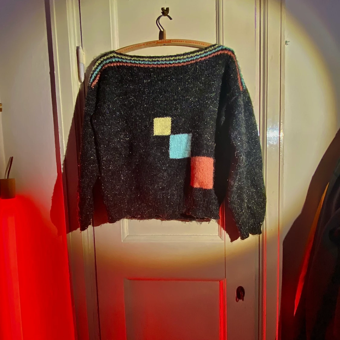 handstickad 80-tals tröja!