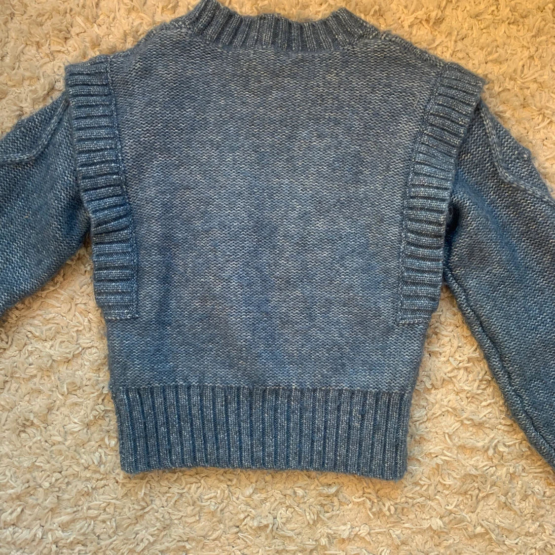 Blå stickad💙 - 90