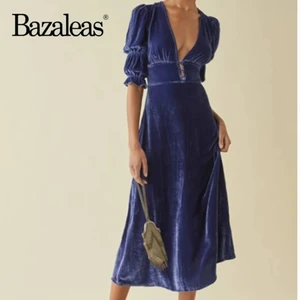 Sammet klänning - Aldrig använd supersnygg. Stretchig