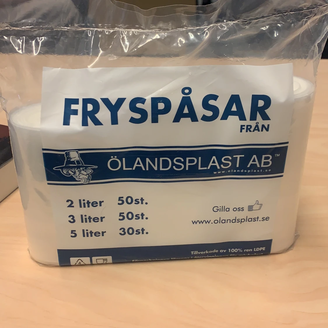 Plastpåsar 78kr/st 