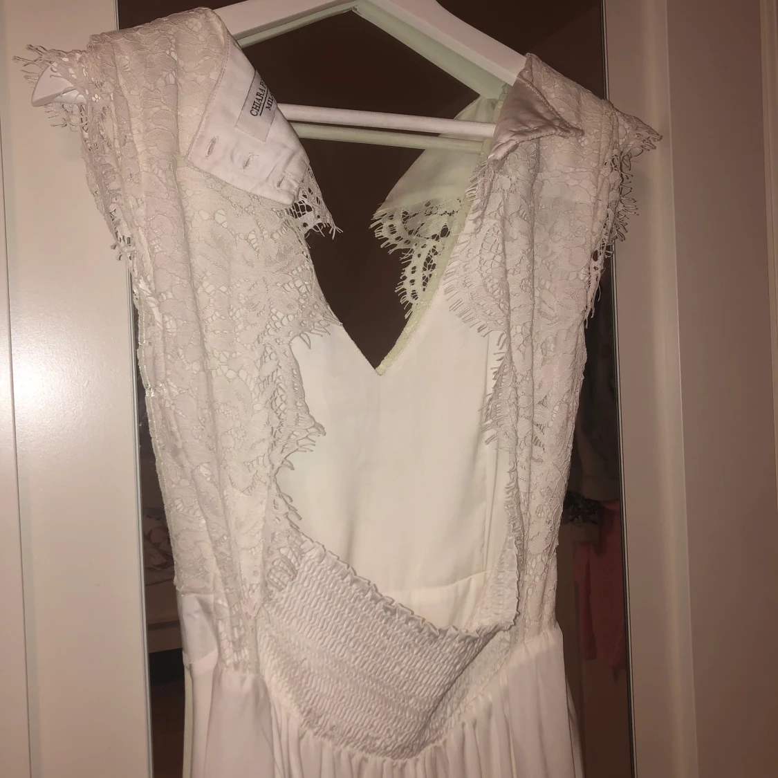Vit klänning  - 90