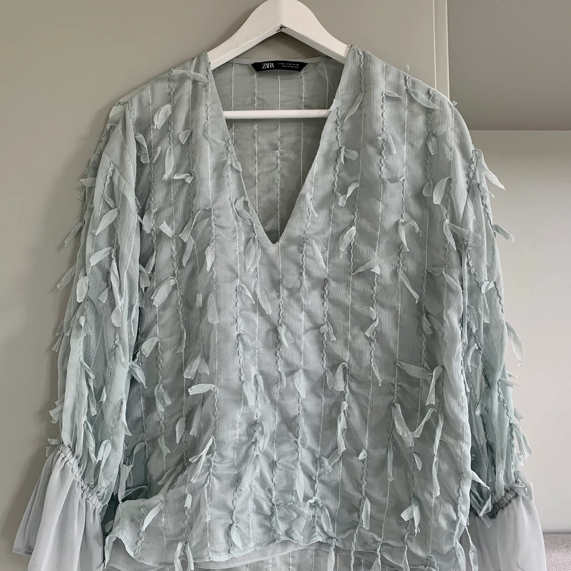 Skir och Mintgrön blus från Zara XS - 90