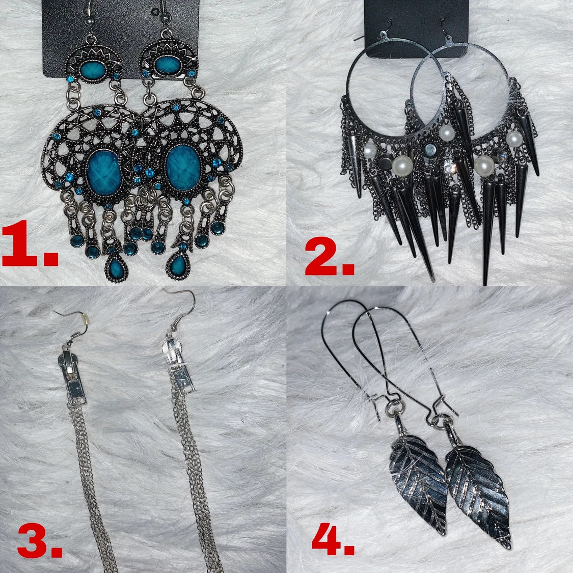 Örhängen i silver färg  - 90