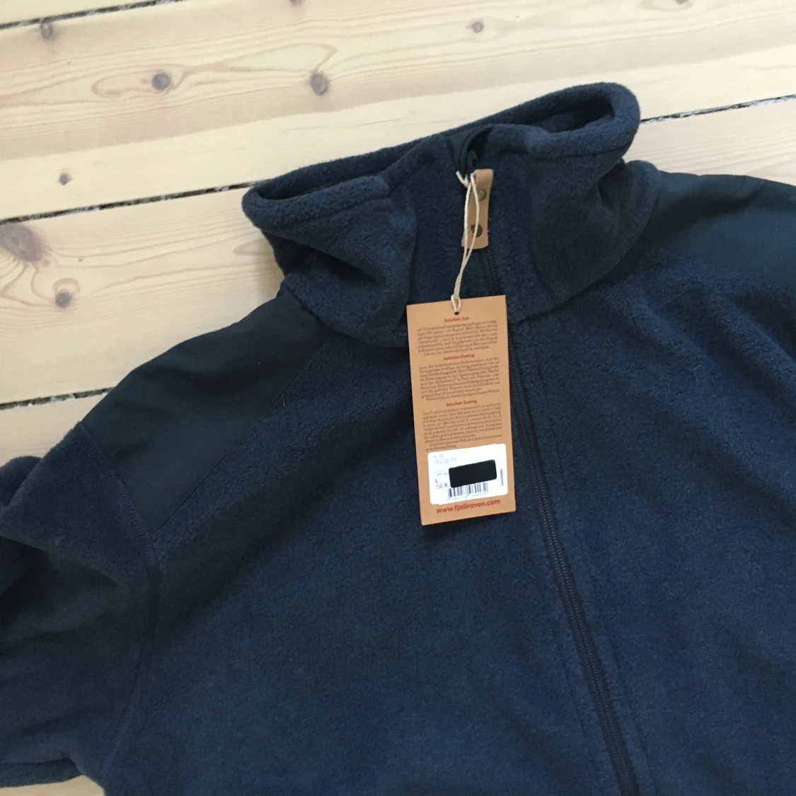 Fjällräven Sten Fleece Mörkblå strl L, oanvänd - 91