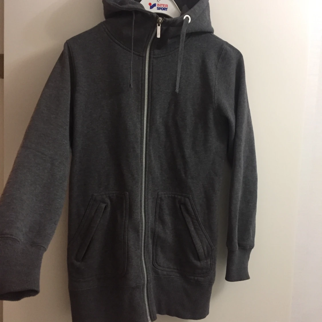 Grå Oversize kofta - 90