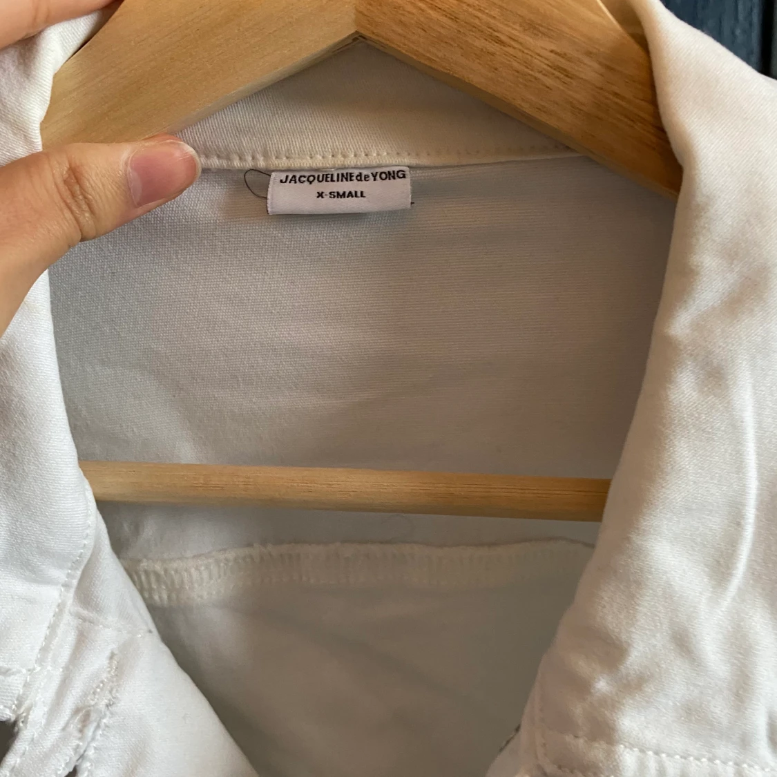 Vit jeansjacka  - 90