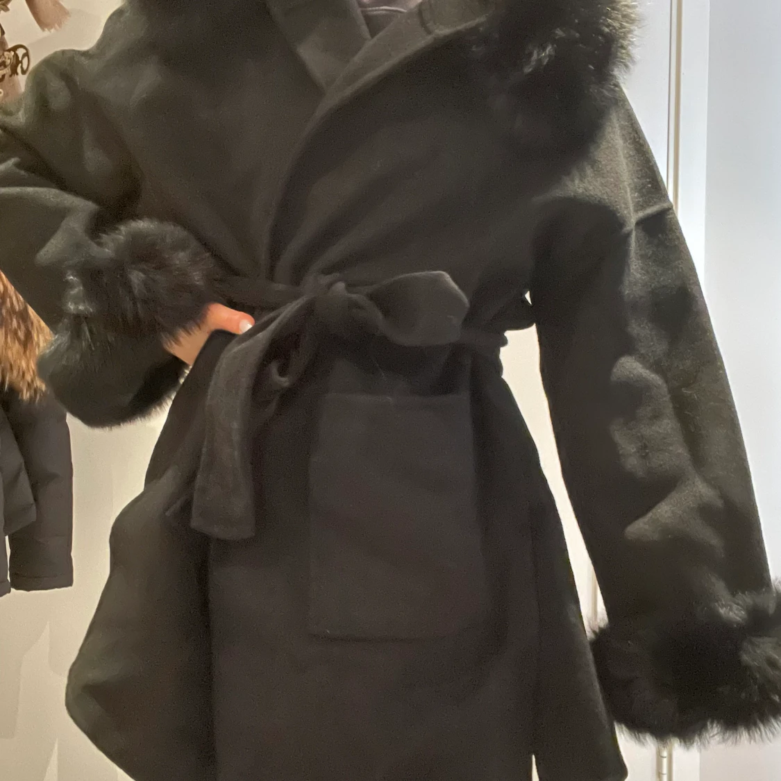 Kappa med päls - 90