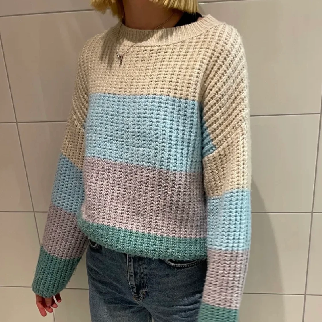 Stickad tröja  - 90