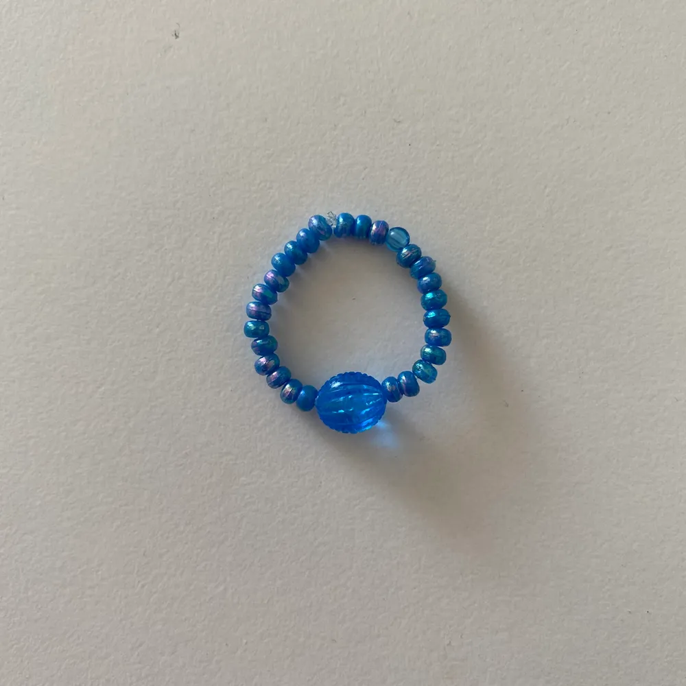 Handgjord blå ring!. Accessoarer.