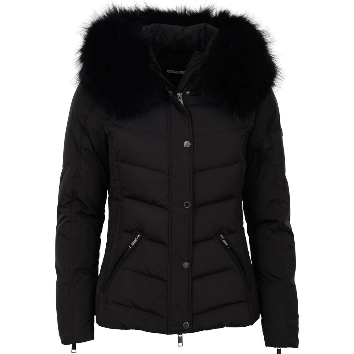 Svart rock and blue jacka - 90