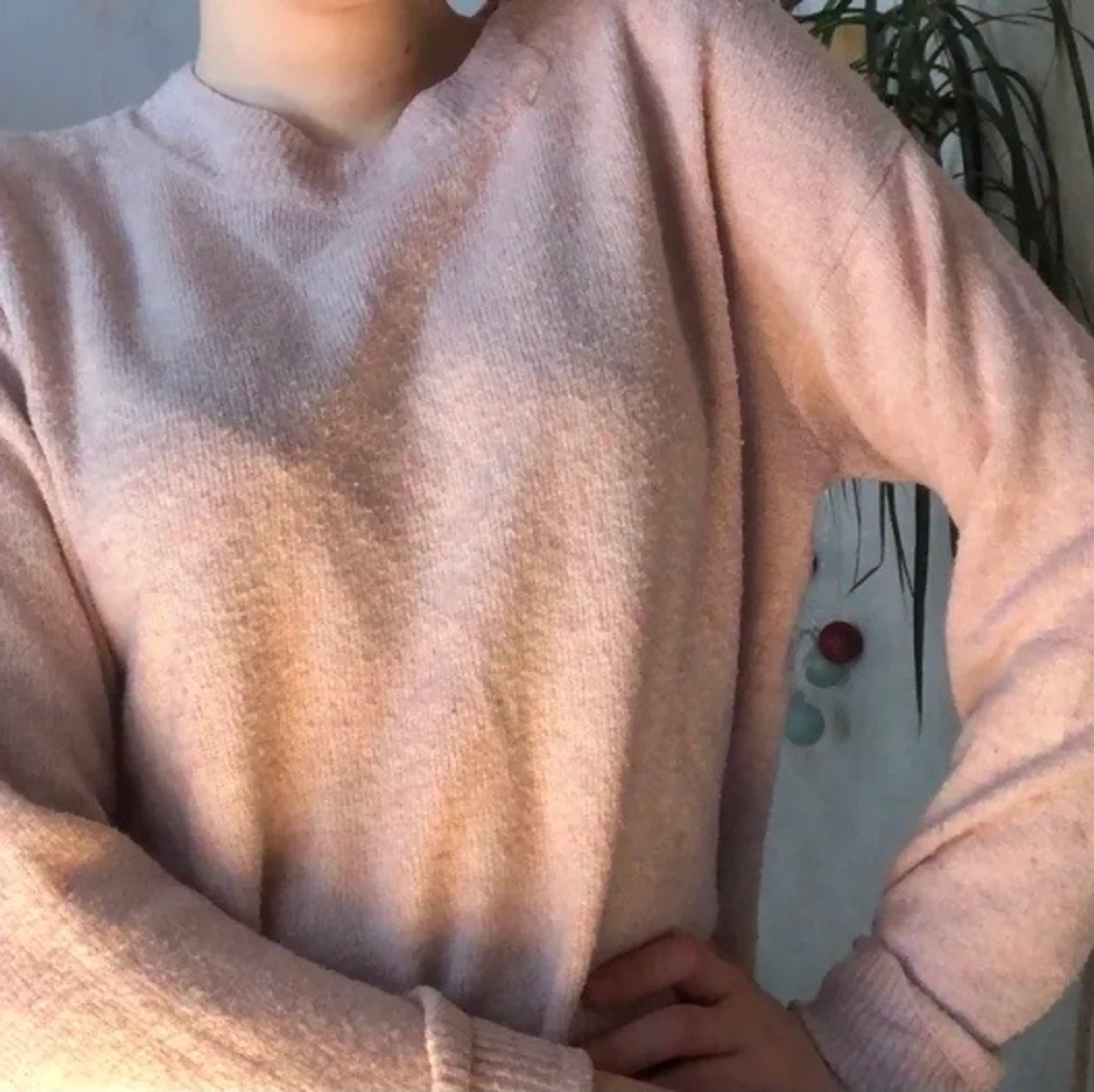 SNYGG ROSA STICKAD TRÖJA! - 90