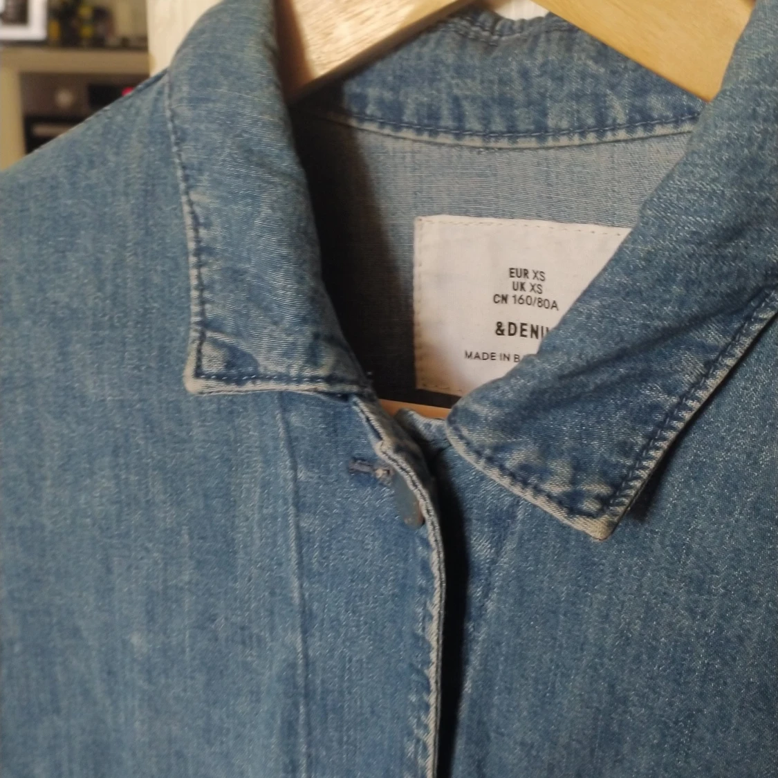 Denim skjorta.  - 90