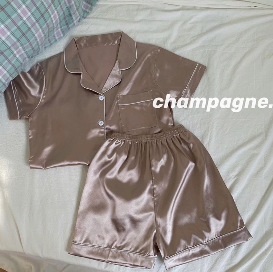 Satin Pajama Set - 90