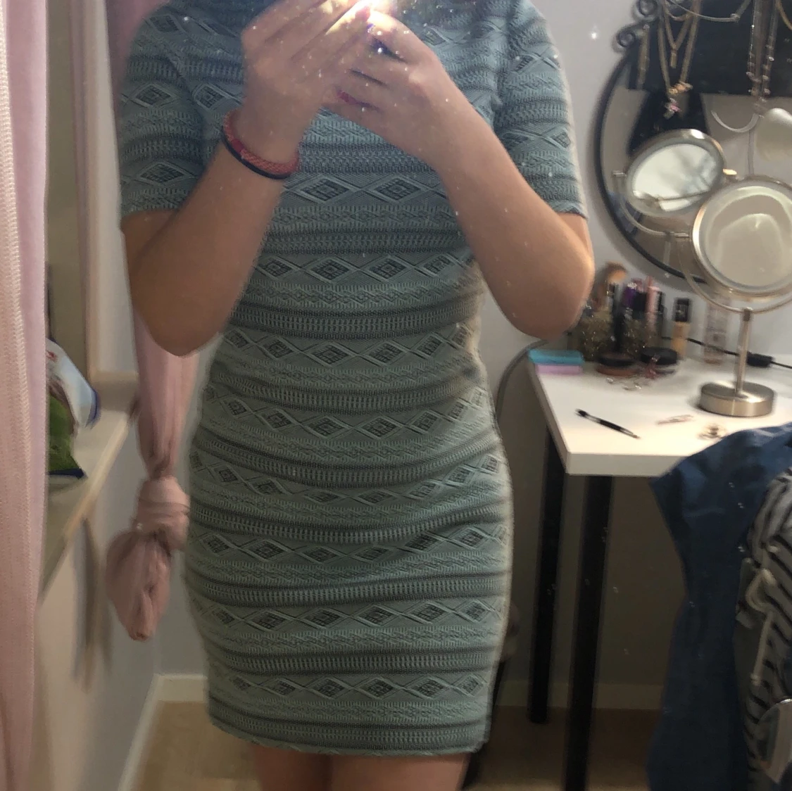 Mönstrad klänning stl 36 - 91