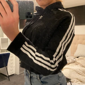 Adidas Hoodie  - Säljer min kroppade adidas hoodie, skriv privat för mer bilder eller frågor! Har använt den få gånger, köparen står för frakten💞