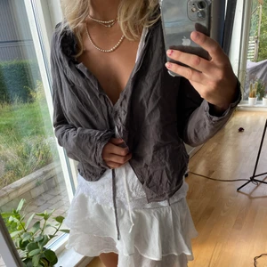 Brun kofta - Brun/grå kofta som jag köpt second hand men aldrig använt, bara tvättat. Jag är 173 o brukar ha 36