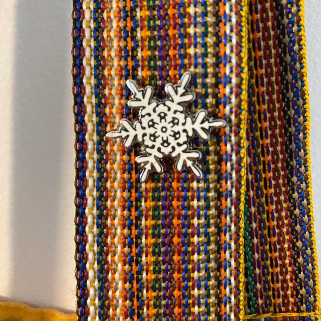 Snowflake Enamel Pin 