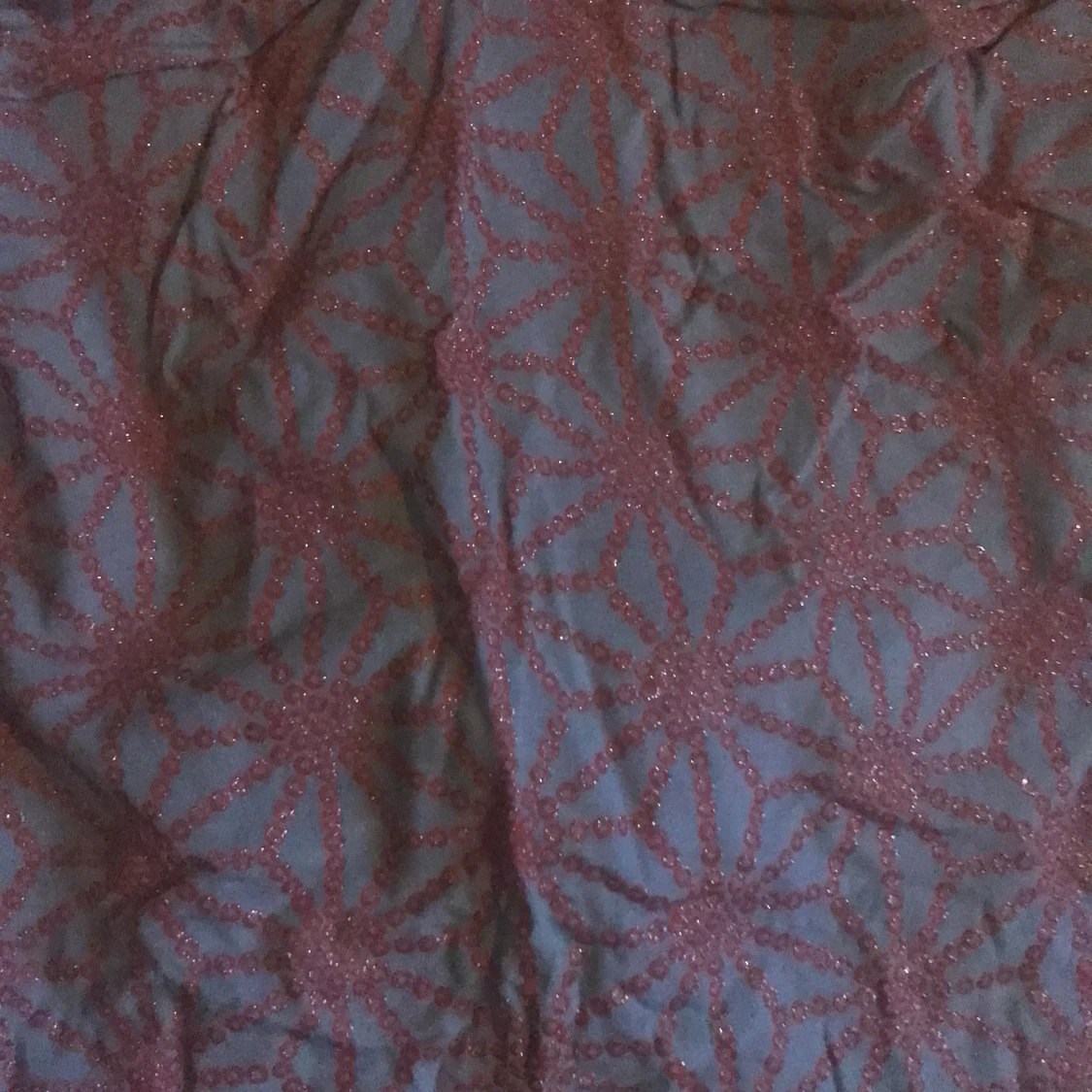 Superfint glittrigt linne  - 90