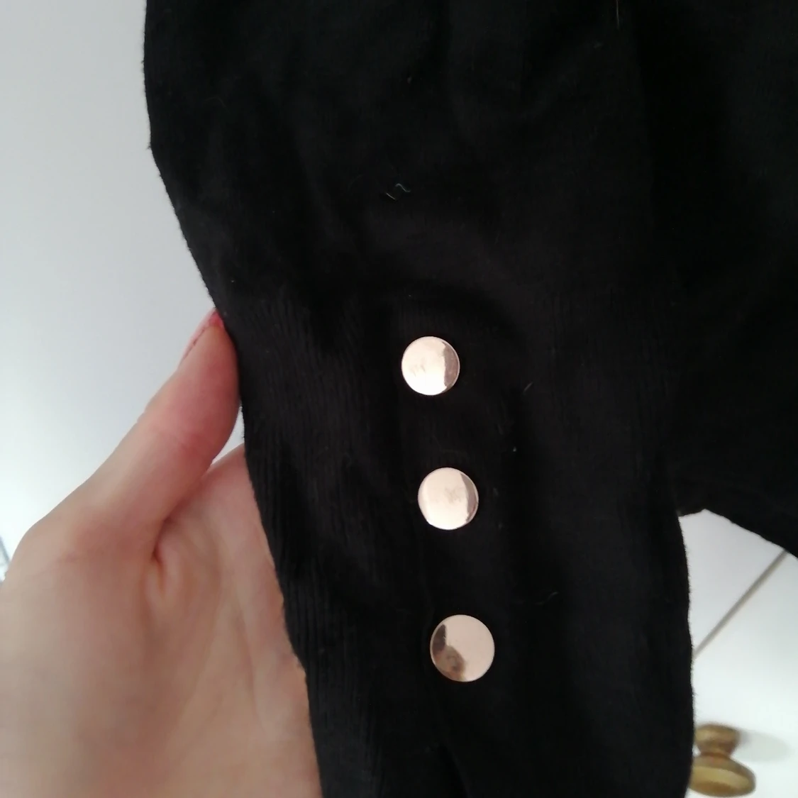 Lång ärmad topp från ZARA med knappar - 91