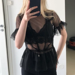Svart genomskinlig topp från H&M - Aldrig använd. Superfint skick