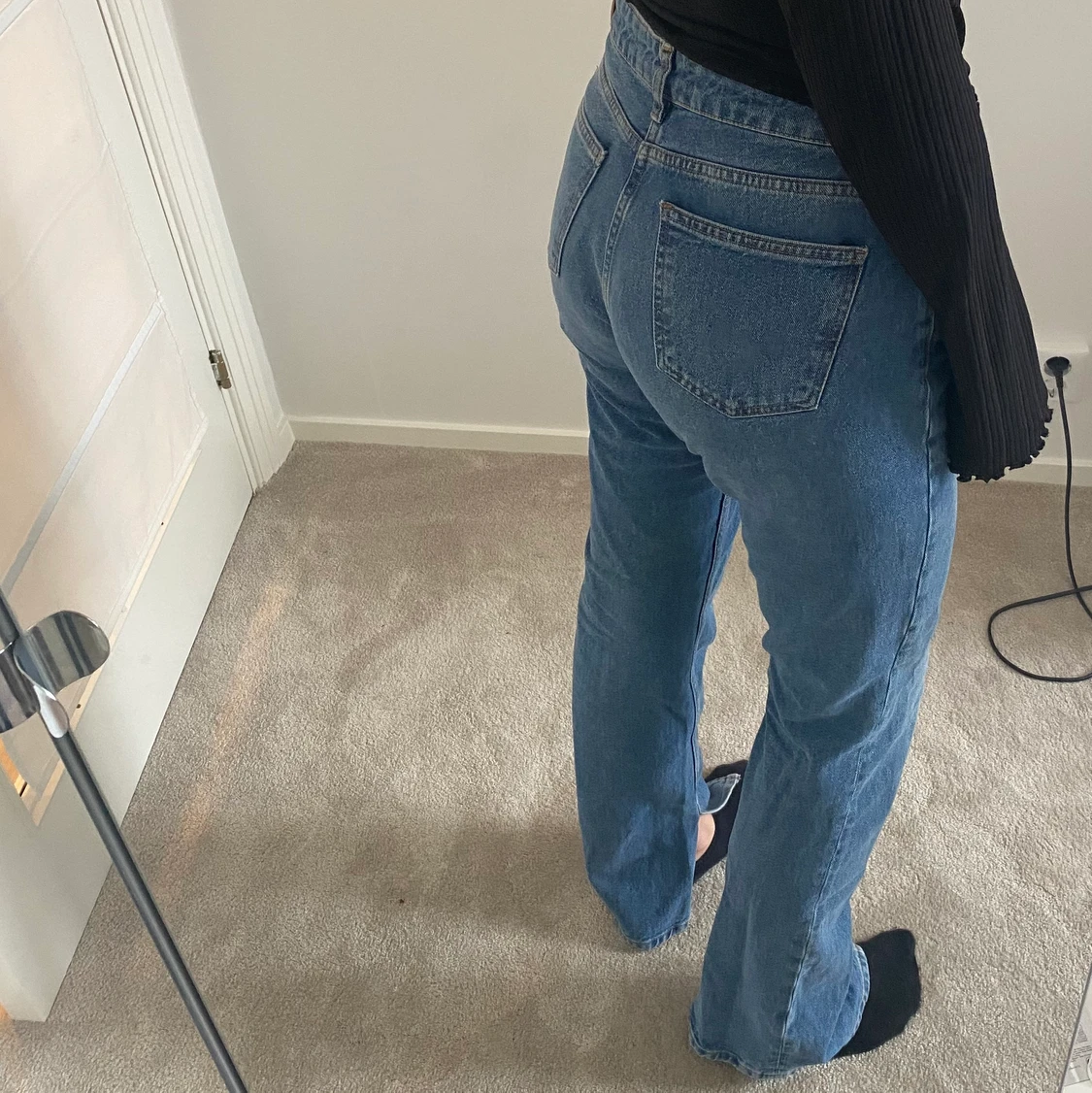 Raka jeans med slits från Mango - 91