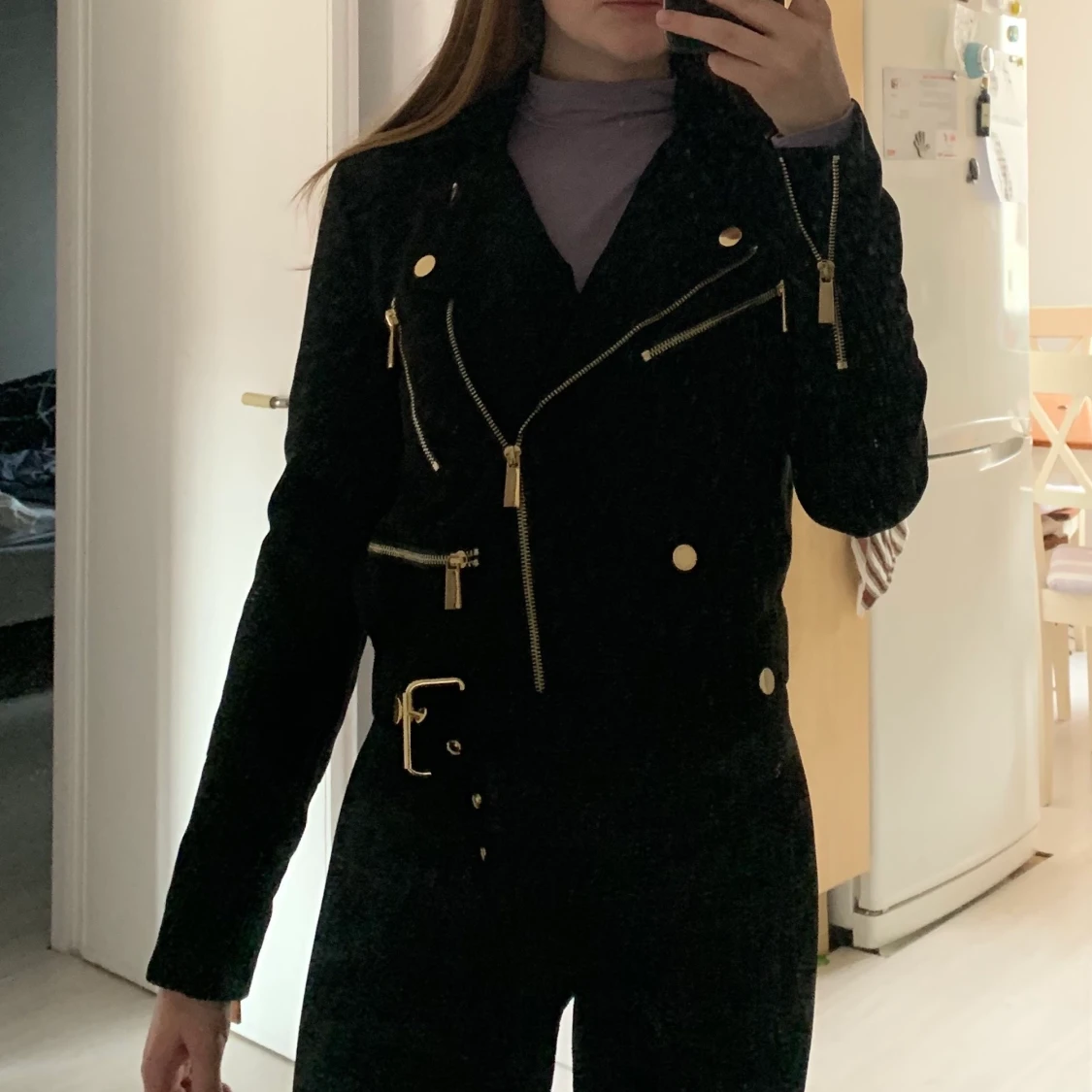 Mocka skinnjacka - 91