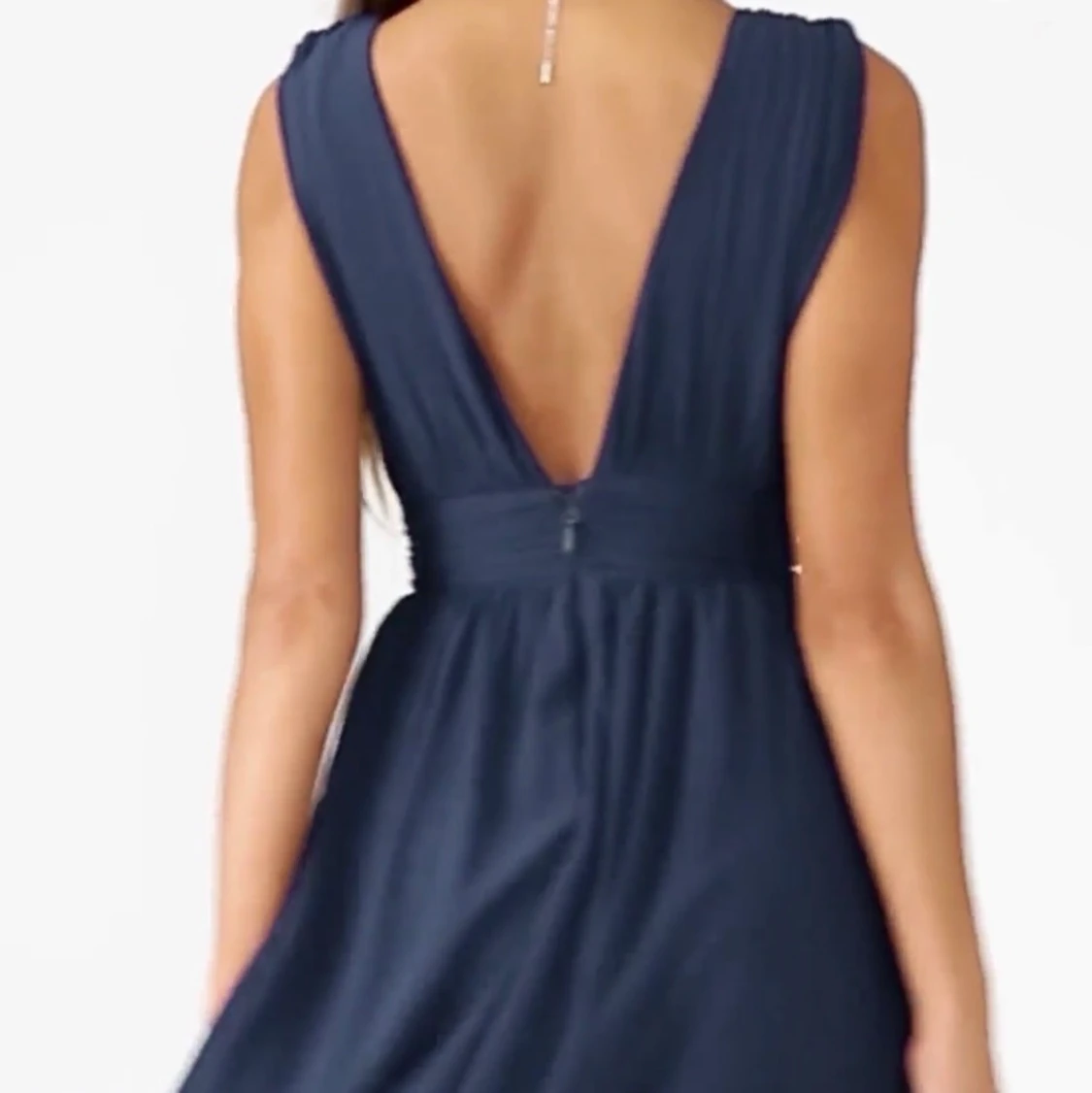 Marinblå balklänning - 91