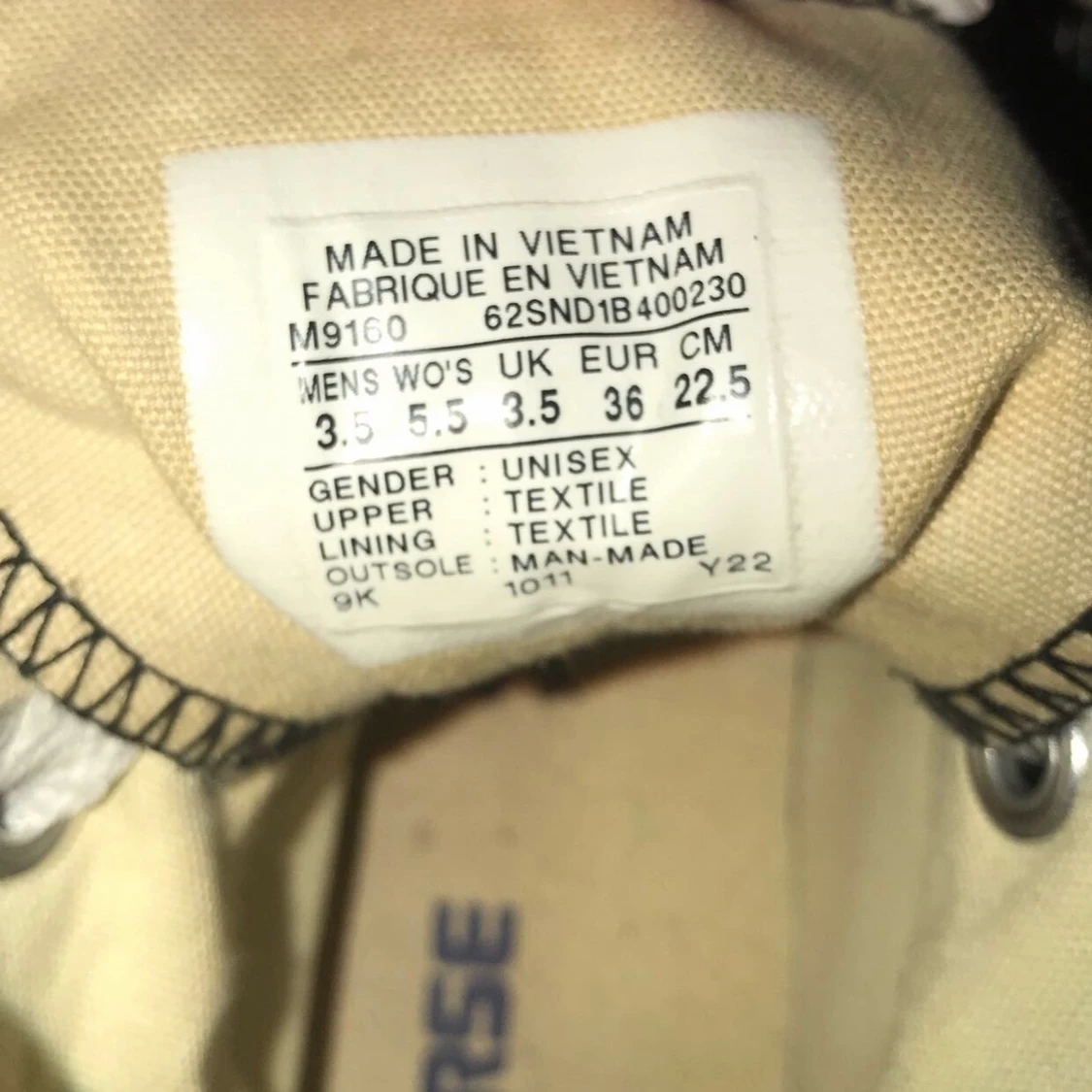 CONVERSE SVARTA - 90