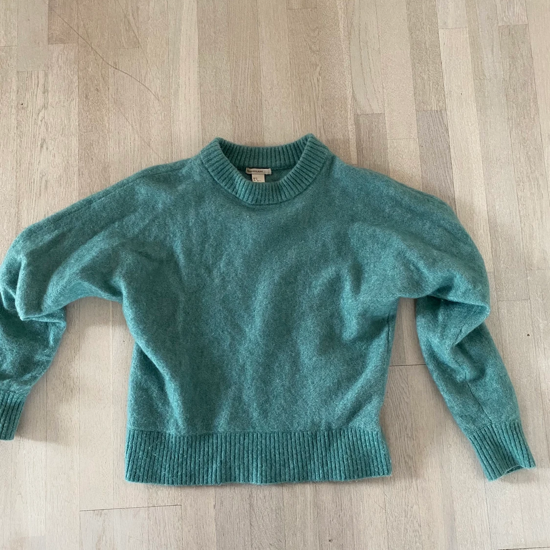 Grön stickad tröja! - 90