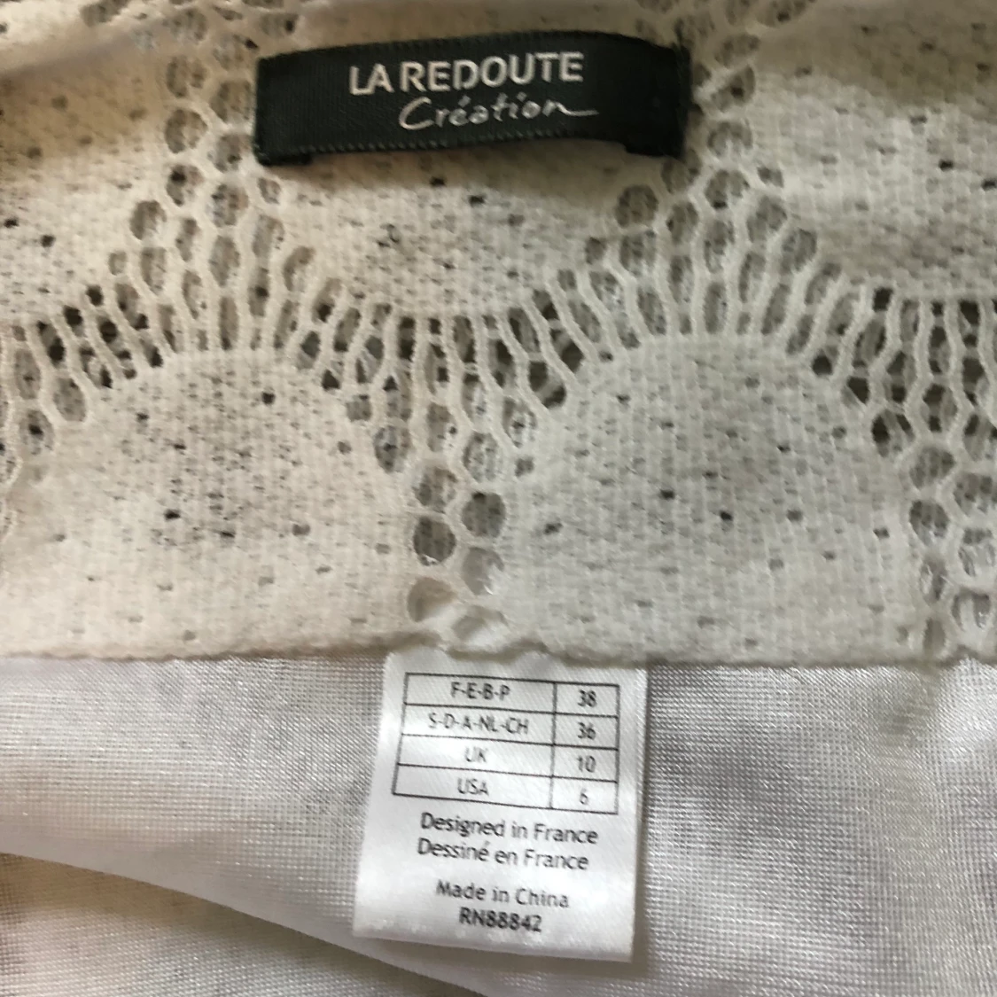 Vit jätte fin klänning! - 91