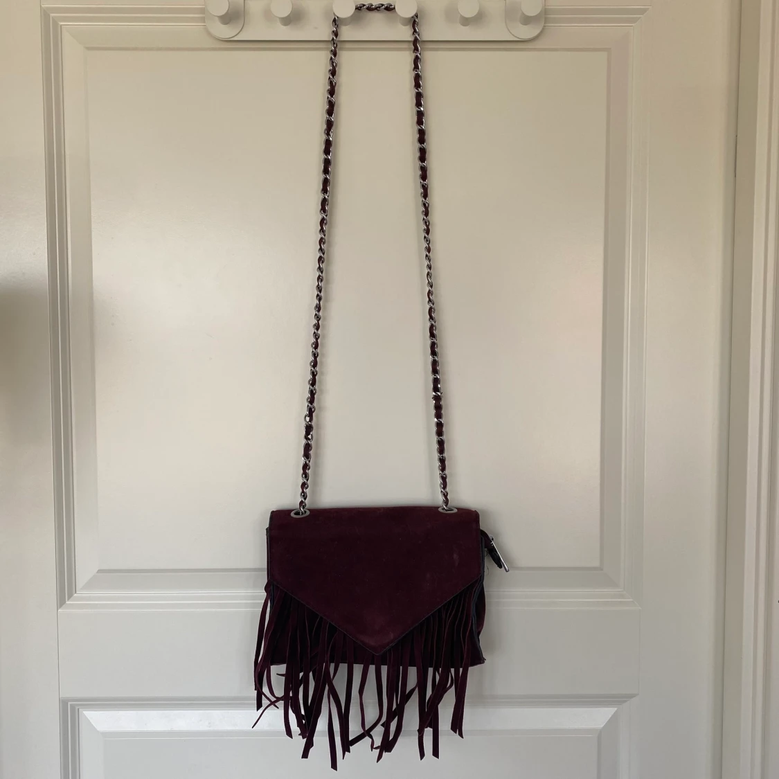 Frans vinröd väska  - 90