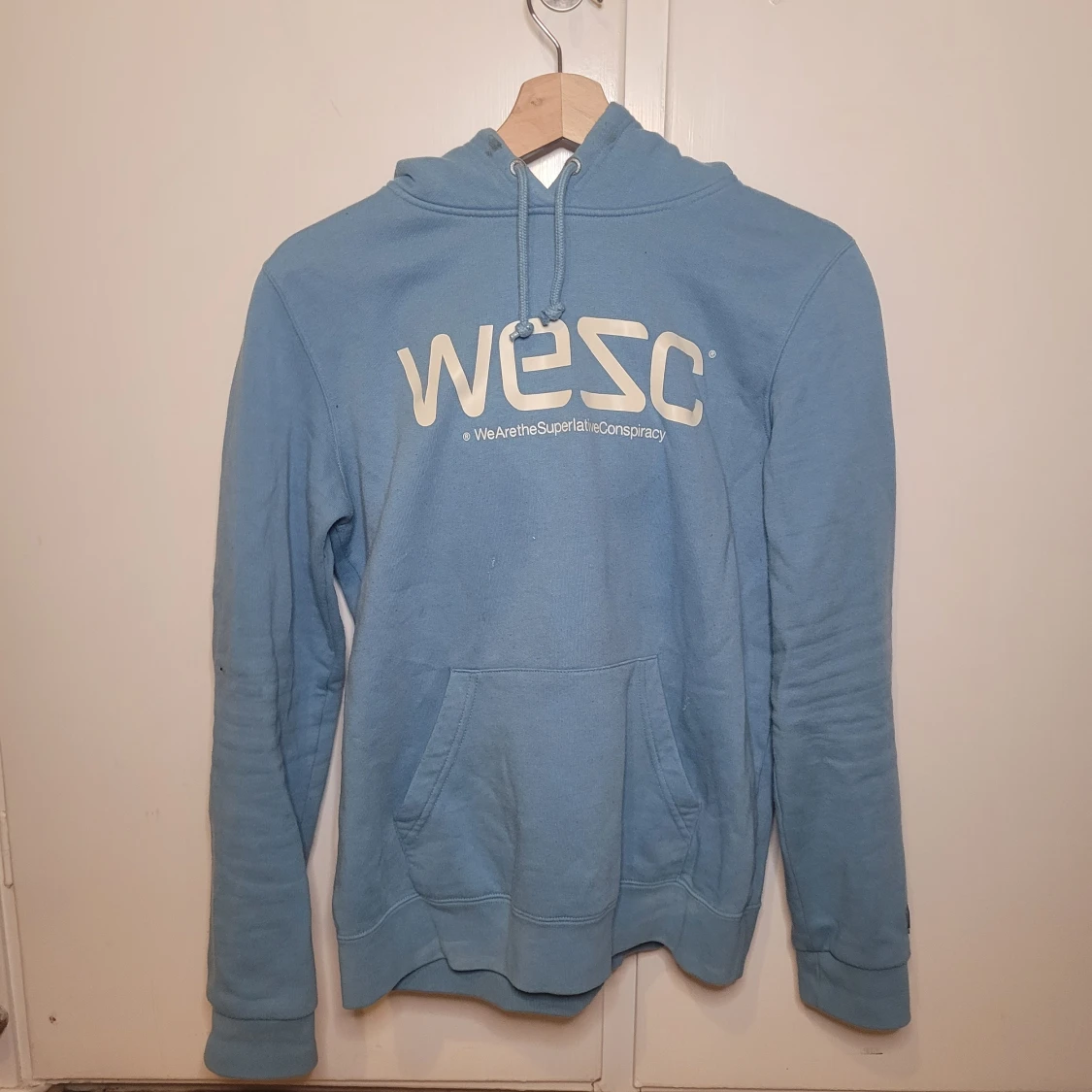 Wezc hoodie blå