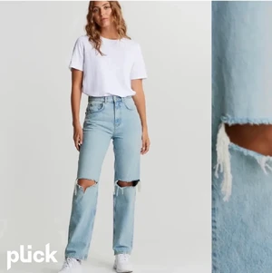 Trendiga byxor från Gina Tricot  - Säljer mina jätte fina 90 High Waits jeans från Gina Tricot pga ingen användning för dom