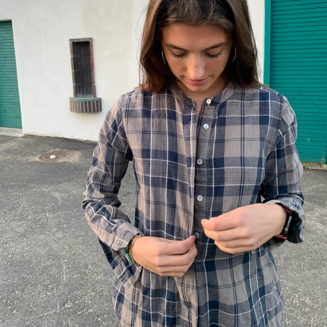 Skall Studio ternet skjorte - 90