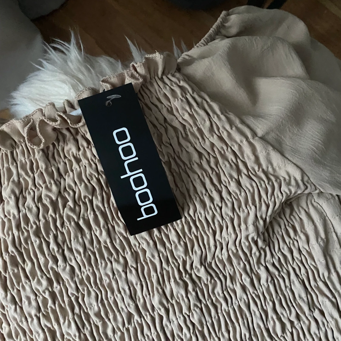 Miniklänning med smock och volymärm - 91