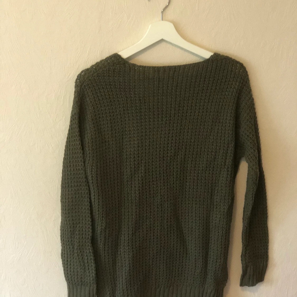 Grön Stickad Tröja - 90