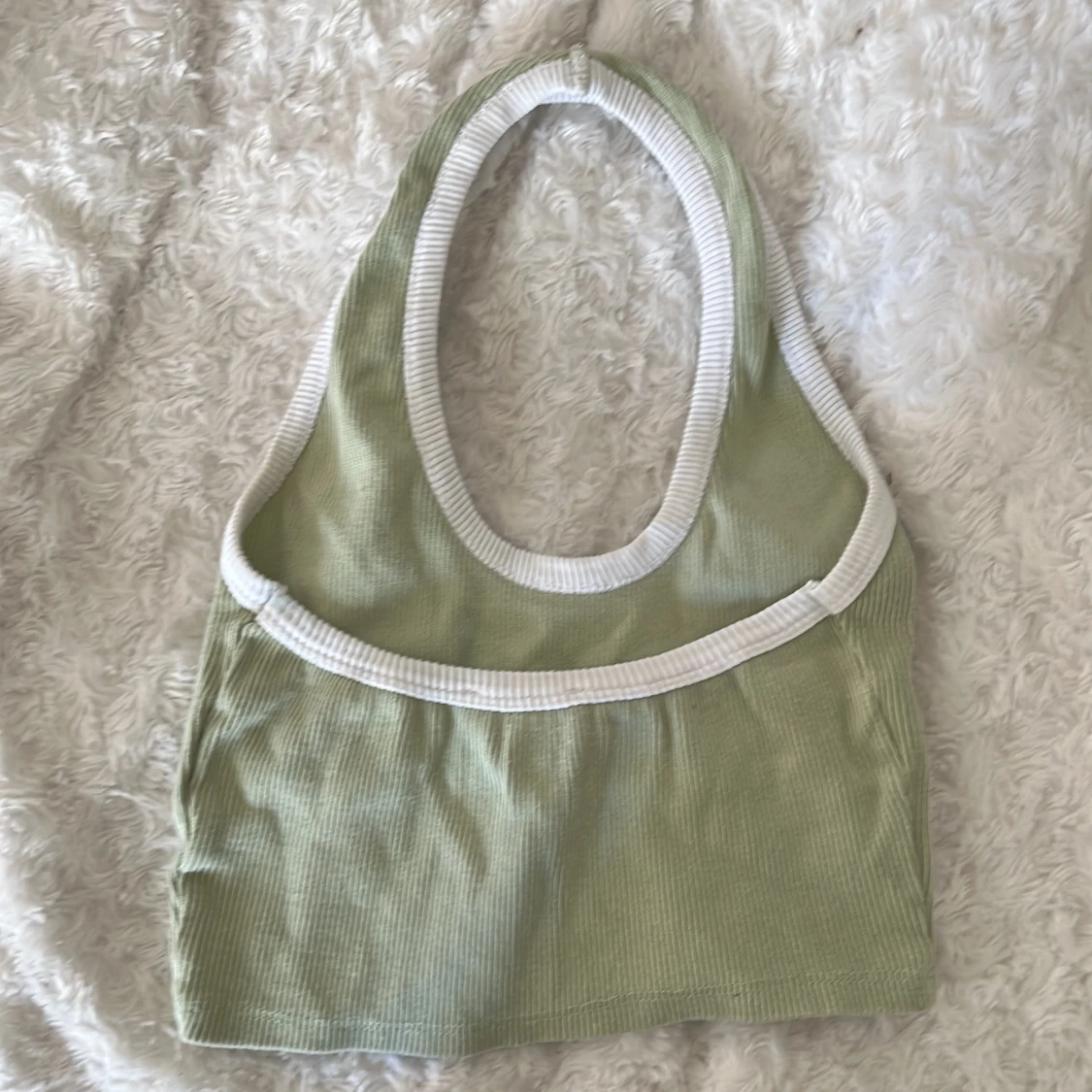 Kort sommar tröja, som går runt huvudet. - 90