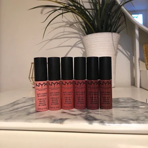 Smink - Säljer 6 st matte lip cream från nyx, endast testade