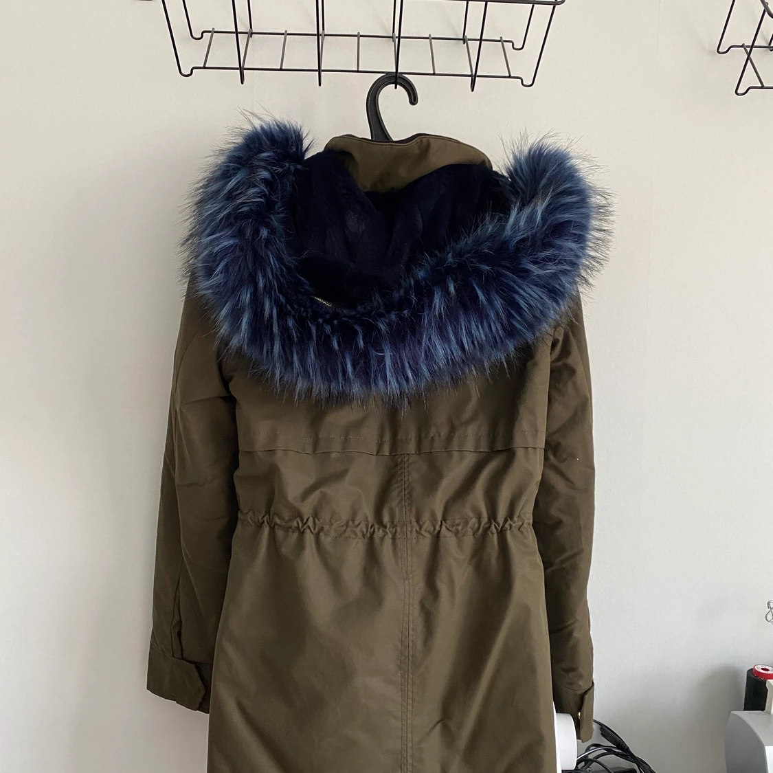 Faux päls Zara jacka storlek XS