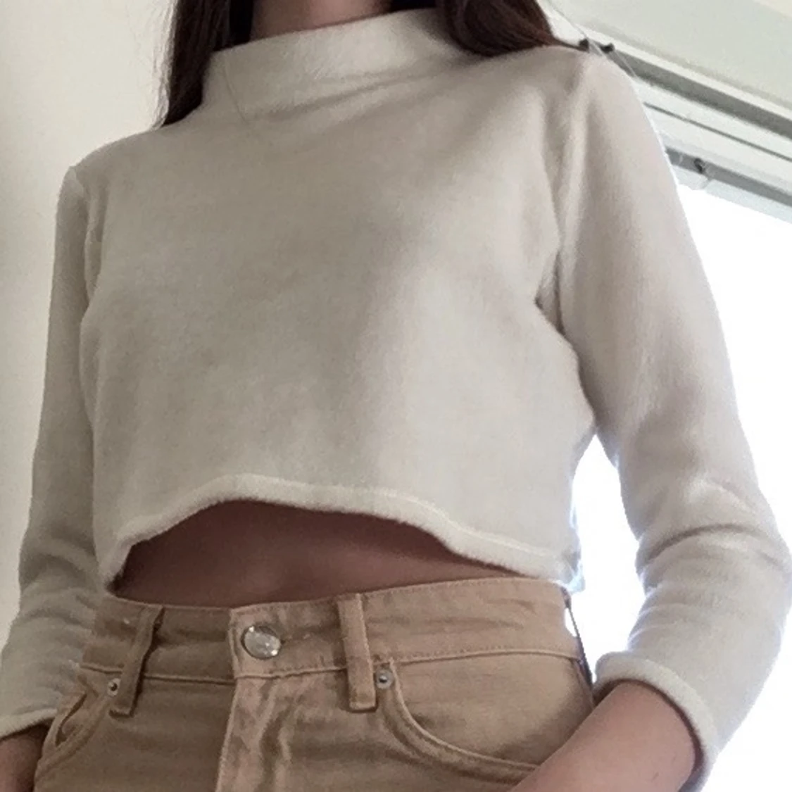 Fluffig polotröja  - 90